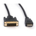 Кабель мультимедійний HDMI to DVI 24+1 3.0m Vinga (VCPHDMIDVI3) – Vinga (вид 3)