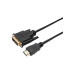 Кабель мультимедійний HDMI to DVI 24+1 1.8m Dynamode (DM-CL-HDMI-DVI-1.8M) – Dynamode