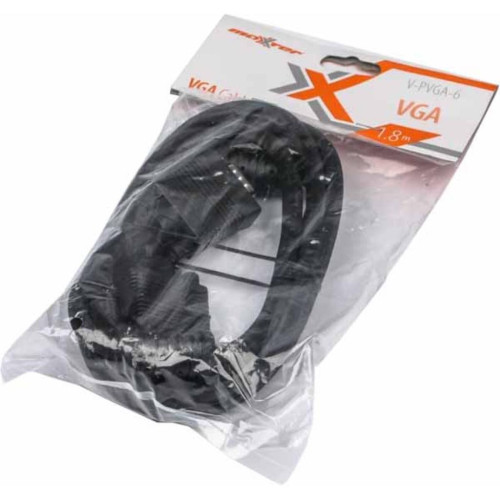 Кабель мультимедийный VGA 1.8m Maxxter (V-PVGA-6) – Maxxter (вид 1)