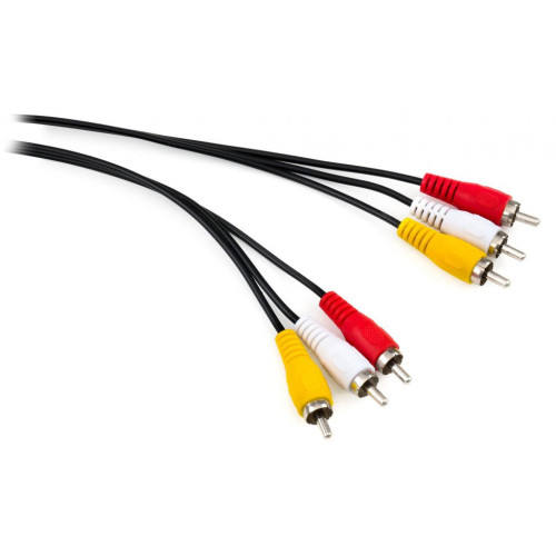 Кабель мультимедийный 3RCA to 3RCA 1.8m Vinga (VCP3RCA1.8) – Vinga