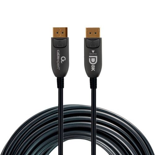 Кабель мультимедийный DisplayPort to DisplayPort 20.0m V.1.4 8K 60Hz/4K 120Hz Optic (AOC) Cablexpert (CC-DP8K-AOC-20M) – Cablexpert (вид 1)