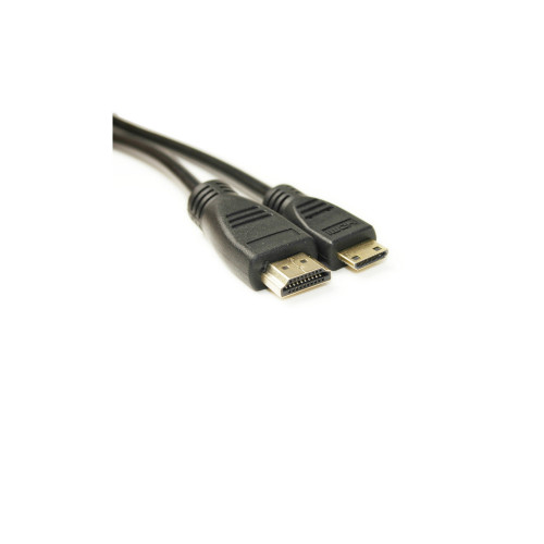 Кабель мультимедійний HDMI A to HDMI C (mini), 2.0m PowerPlant (KD00AS1273) – PowerPlant