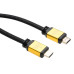 Кабель мультимедийный HDMI to HDMI 3.0 m V2.0 metal Vinga (VCPDCHDMI2VMM3BK) – Vinga (вид 1)