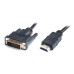 Кабель мультимедійний HDMI to DVI 1.8m REAL-EL (EL123500013) – REAL-EL (вид 1)