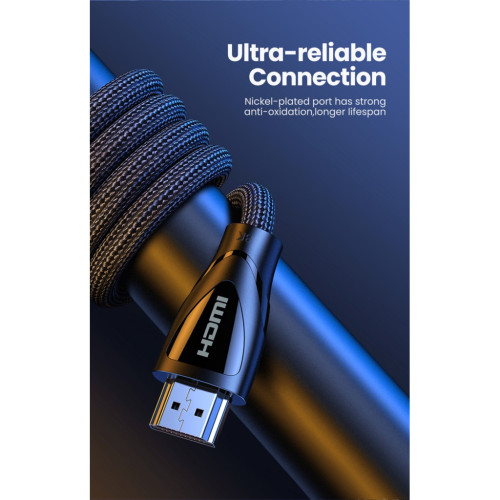 Кабель мультимедійний HDMI to HDMI 1.0m V2.1 HD140 Ugreen (80401) – UGREEN (вид 2)