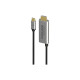 Кабель мультимедійний USB-C to HDMI hdmi-pd100.grey Promate (hdmi-pd100.grey)