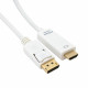 Кабель мультимедийный DisplayPort M to HDMI M 2.0m Extradigital (KBD1669)