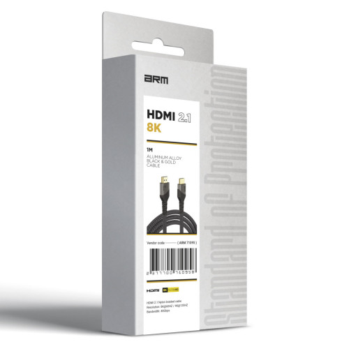 Кабель мультимедийный HDMI M to HDMI M 1.0m V2.1 8K black Armorstandart (ARM71095) – Armorstandart (вид 2)