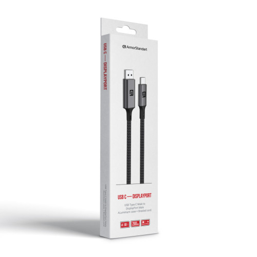 Кабель мультимедийный USB-C to HDMI M 2.0m 4K60Hz black Armorstandart (ARM76892) – Armorstandart (вид 1)