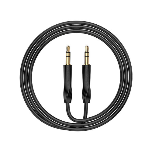 Кабель мультимедийный 3.5mm M to 3.5mm M black BOROFONE (6974443389166) – BOROFONE