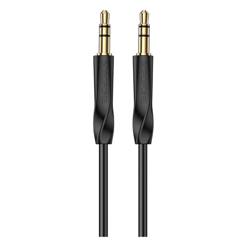 Кабель мультимедийный 3.5mm M to 3.5mm M black BOROFONE (6974443389166) – BOROFONE (вид 1)