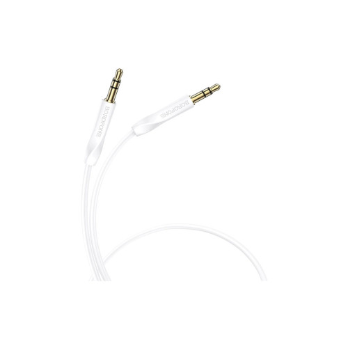 Кабель мультимедійний 3.5mm M to 3.5mm M 16 white BOROFONE (6974443389173) – BOROFONE (вид 1)