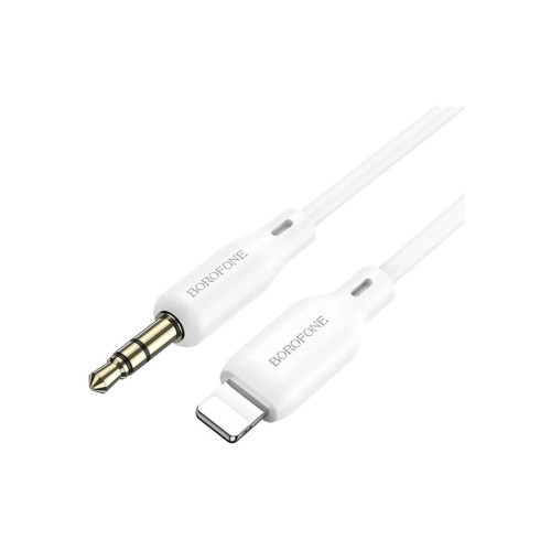Кабель мультимедійний Lightning to 3.5mm M 1.0m white BOROFONE (6941991101052) – BOROFONE (вид 1)