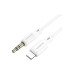 Кабель мультимедійний Lightning to 3.5mm M 1.0m white BOROFONE (6941991101052) – BOROFONE (вид 1)