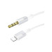 Кабель мультимедийный Lightning to 3.5mm M 1.0m white BOROFONE (6941991108570) – BOROFONE