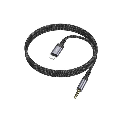 Кабель мультимедийный Lightning to 3.5mm M 1.0m grey BOROFONE (6941991118975) – BOROFONE (вид 1)