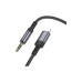 Кабель мультимедийный Lightning to 3.5mm M 1.0m grey BOROFONE (6941991118975) – BOROFONE (вид 2)
