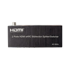 Разветвитель PowerPlant 2 Ports HDMI eARC (CA914906)