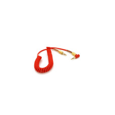 Кабель мультимедійний 3.5mm M to 3.5mm M 1.5m 90° corner red Voltronic (YT-AUXSGJ(M)/(M)-1.5-R)