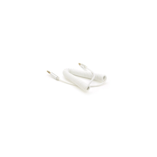 Кабель мультимедийный 3.5mm M to 3.5mm M 1.5m 90° corner white Voltronic (YT-AUXSGJ(M)/(M)-1.5-W) – Voltronic