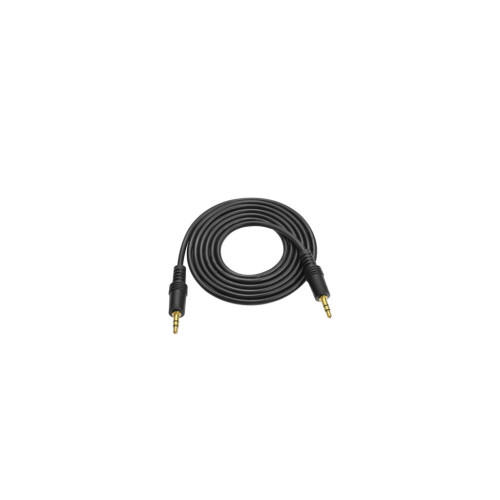Кабель мультимедийный 3.5mm M to 3.5mm M 1.5m black Voltronic (YT-AUXGJ(M)/(M)-1.5-B) – Voltronic
