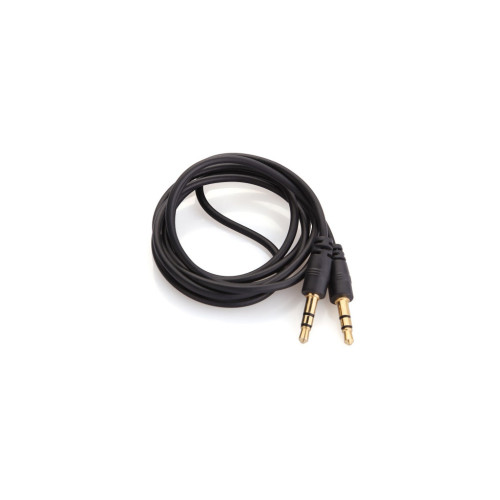 Кабель мультимедійний 3.5mm M to 3.5mm M 5.0m black Voltronic (YT-AUXGJ(M)/(M)-5.0-B) – Voltronic