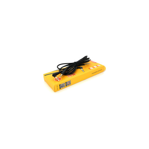 Кабель мультимедійний 3.5mm M to 3.5mm M 2.0m black iKAKU (YT-AUXGJ(M)/(M)-KSC-522-B) – iKAKU