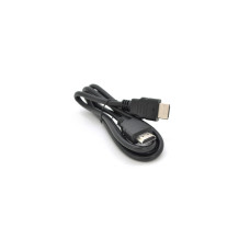 Кабель мультимедійний HDMI M to HDMI M 1.0m V1.4 black Merlion (YT-HDMI(M)/(M)HSP-1m)