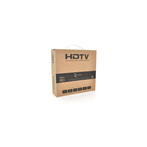 Кабель мультимедийный HDMI M to HDMI M 15.0m V1.4 1080P black Ritar (HDMI(M)/(M)V1.4-15m-94B) – Ritar