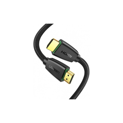 Кабель мультимедійний HDMI to HDMI 1.0m HD118 Nylon Braid (Black) Ugreen (40408) – UGREEN (вид 2)