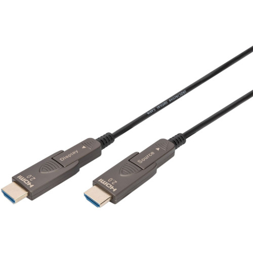 Кабель мультимедійний HDMI to HDMI 10.0m 4K AOC Digitus (AK-330127-100-S) – DIGITUS