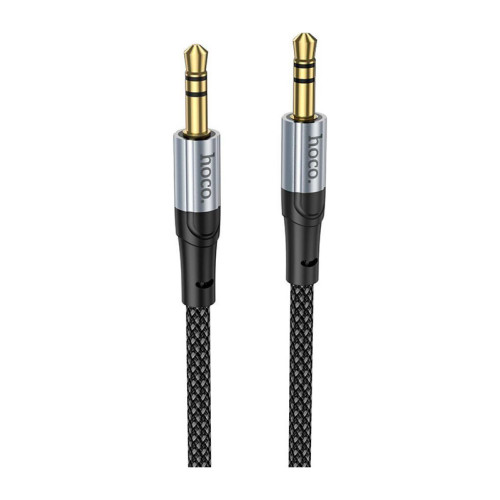 Кабель мультимедийный 3.5mm M to 3.5mm M 1.0m Black HOCO (6942007608800) – HOCO