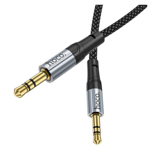Кабель мультимедийный 3.5mm M to 3.5mm M 1.0m Black HOCO (6942007608800) – HOCO (вид 2)