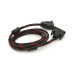 Кабель мультимедійний DVI M to DVI M 1.5m 24+1pin black/red Merlion (YT-DVI(M)/(M)NY/RD-1.5m) – Merlion (вид 1)