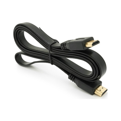 Кабель мультимедийный HDMI M to HDMI M 1.5m V1.4 black Merlion (YT-HDMI(M)/(M)SLIM-1.5m/04460) – Merlion (вид 1)