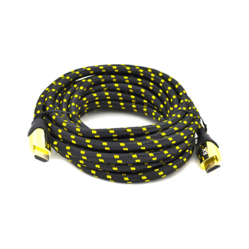 Кабель мультимедийный HDMI M to HDMI M 5.0m V2.1 8K60Hz 4K120Hz black/gold Ritar (YT-HDMI(M)/(M)V2.1-5.0m/19950) – Ritar (вид 1)