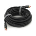 Кабель мультимедийный HDMI M to HDMI M 10.0m V2.0 4K UHD black VEGGIEG (YT-HDMI(M)/(M)HA-10/19716) – VEGGIEG (вид 1)