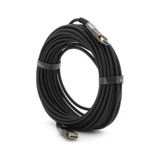 Кабель мультимедийный HDMI M to HDMI M 12.0m V2.0 4K UHD black VEGGIEG (YT-HDMI(M)/(M)HA-12/19717)