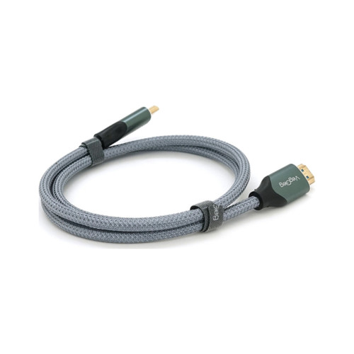 Кабель мультимедийный HDMI M to HDMI M 1.0m 8K silver VEGGIEG (YT-HDMI(M)/(M)V-H401/40356) – VEGGIEG