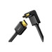 Кабель мультимедійний HDMI M to HDMI M 1.0m 90° corner HD103 black Ugreen (10172) – UGREEN