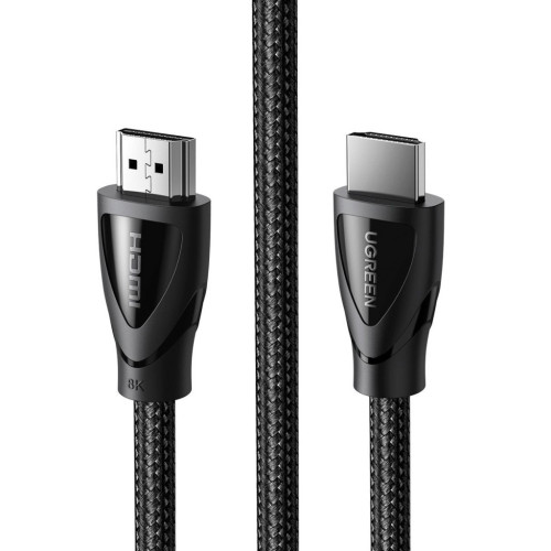 Кабель мультимедійний HDMI M to HDMI M 1.5m braided HD140 black Ugreen (80402) – UGREEN