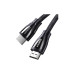 Кабель мультимедійний HDMI M to HDMI M 2.0m braided HD140 black Ugreen (80403) – UGREEN