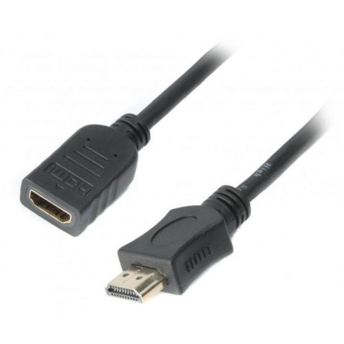 Кабель мультимедійний HDMI M to HDMI F 0.5m Cablexpert (CC-HDMI4X-0.5M) – Cablexpert