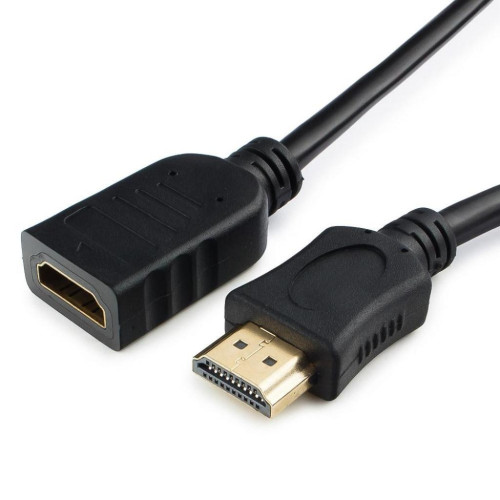 Кабель мультимедійний HDMI M to HDMI F 0.5m Cablexpert (CC-HDMI4X-0.5M) – Cablexpert (вид 1)