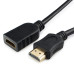 Кабель мультимедійний HDMI M to HDMI F 0.5m Cablexpert (CC-HDMI4X-0.5M) – Cablexpert (вид 1)