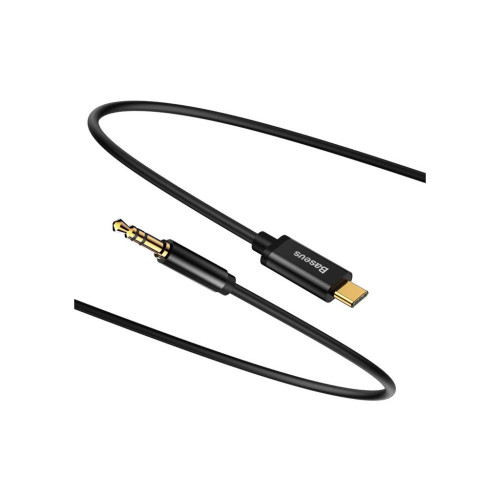Кабель мультимедийный USB-C to 3.5mm M 1.2m black Baseus (CAM01-01) – Baseus (вид 1)