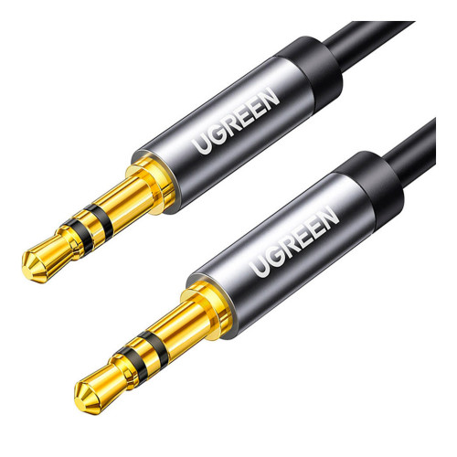 Кабель мультимедійний 3.5mm M to 3.5mm M 0.5m AV119 black Ugreen (10732) – UGREEN
