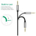 Кабель мультимедійний 3.5mm M to 3.5mm M 1.5m AV119 black Ugreen (10734) – UGREEN (вид 2)