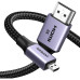 Кабель мультимедійний HDMI M to HDMI micro M 2.0m V2.1 8K60Hz HD164 black Ugreen (15517) – UGREEN (вид 1)