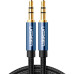 Кабель мультимедійний 3.5mm M to 3.5mm M 2.0m AV112 blue Ugreen (10687) – UGREEN